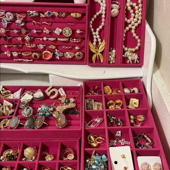 Unlisted items Assorted Jewelry Collection in Pink Organizer
Join live to grab - Picture 5 of 9